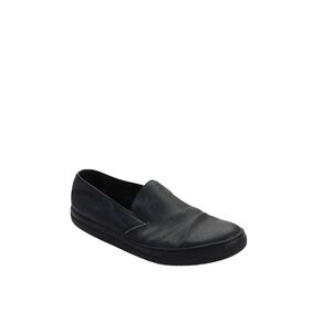 Kenneth Cole Mens Slip On Round Toe Leather Sneakers Black Size 8.5